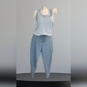 Casual Gray Women's Joggers &  Tank Top